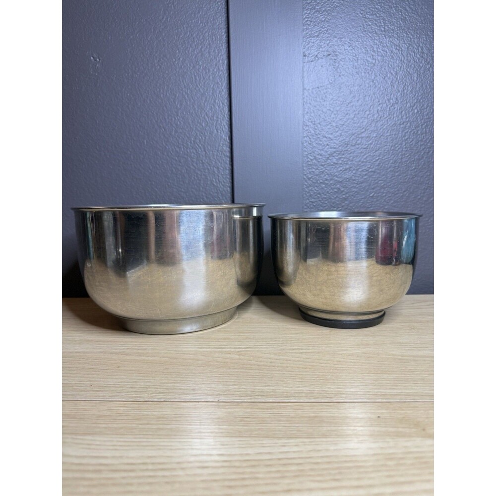 Sunbeam Mixmaster Heritage Series Legacy Mixing Bowls Set of 2 Locking OEM